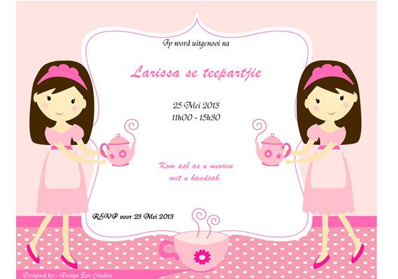 Girl Birthday Invitation