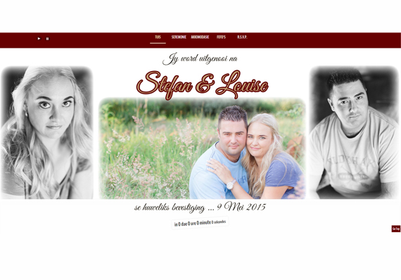 Electronic wedding Invitation