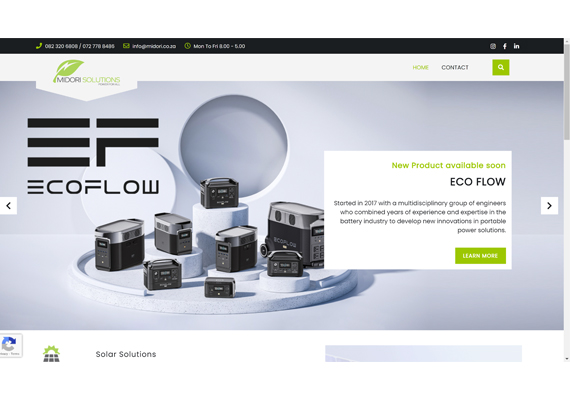Midori Solutions Website.